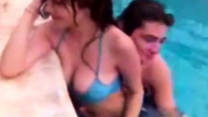 girl groped in backyard pool