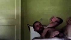 HAIRY DUDE FUCKED ALL OVER THE BED